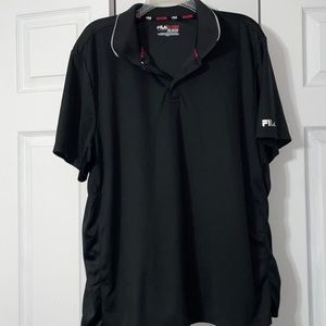 Black Fila polo